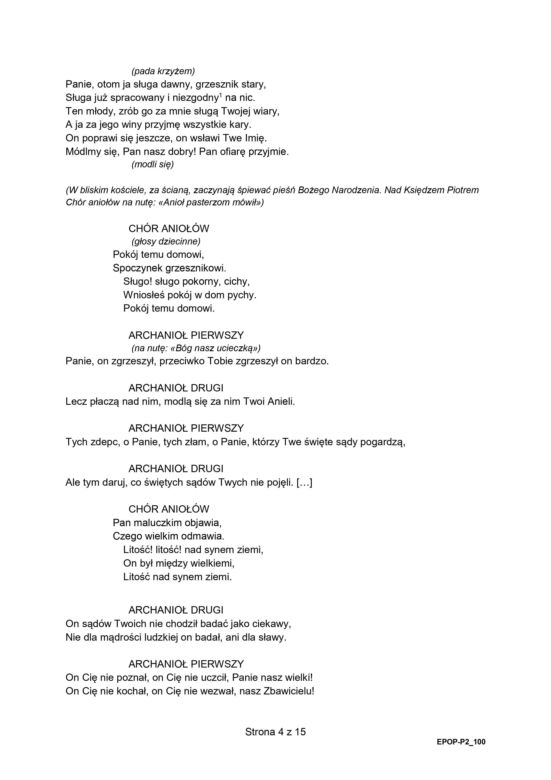 Matura 2024 - język polski. Arkusze Formuła 2015 (pp)