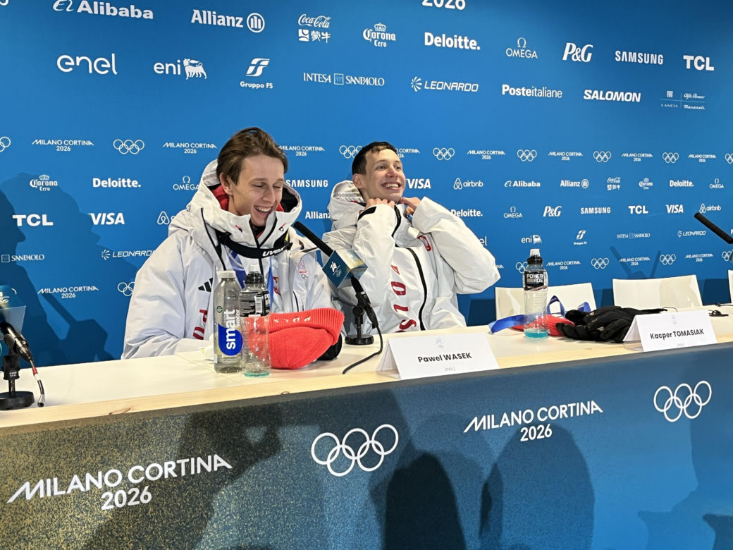 Kacper Tomasiak i Paweł Wąsek z medalami olimpijskimi