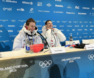 Kacper Tomasiak i Paweł Wąsek z medalami olimpijskimi