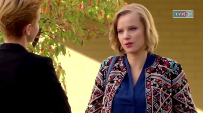 O mnie się nie martw 3 sezon odc. 12. Laura Curyło (Katarzyna Zielińska), Iga Małecka (Joanna Kulig)
