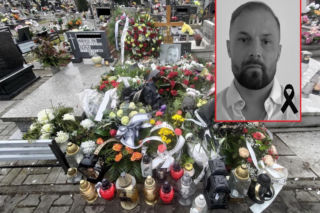 Przejmujący pogrzeb Marka Kubaczki. Brat nie powstrzymał emocji