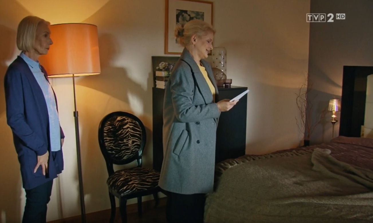 M jak miłość, odcinek 1626: Marta (Dominika Ostałowska), Bogna (Katarzyna Skolimowska)