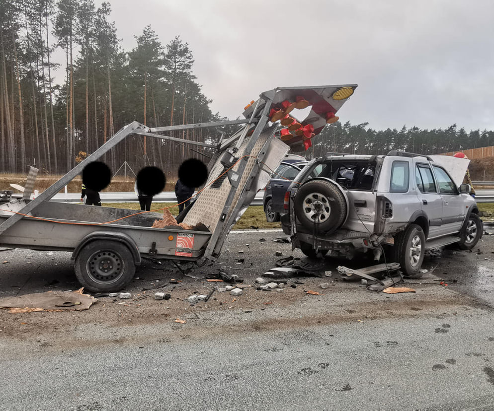 Wypadek na S5 w Pawłówku pod Bydgoszczą. Jedna osoba ranna [ZDJĘCIA]