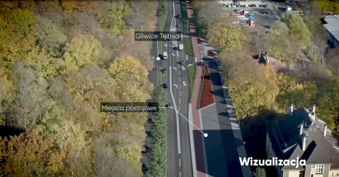 Przebudowa Chorzowskiej - wizualizacje