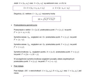 wzory matematyczne matura 2026