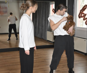 Sebastian Fabijański na probach do Tańca z Gwiazdami