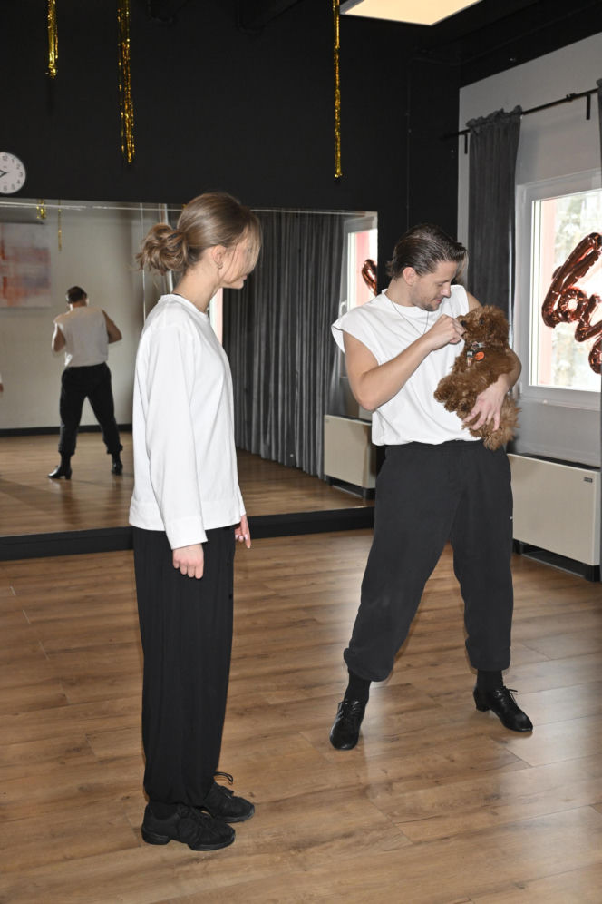 Sebastian Fabijański na probach do "Tańca z Gwiazdami"