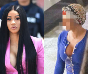 Cardi B bez makijażu