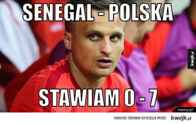 Polska - Senegal 2018: MEMY. Zabawne obrazki z MŚ 2018