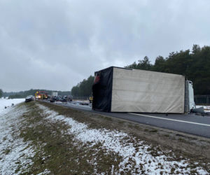 Tragedia na obwodnicy Torunia. Zderzyło się 5 samochodów, jedna osoba nie żyje