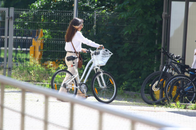 Marta Kaczyńska z mężem na zakończeniu roku szkolnego syna
