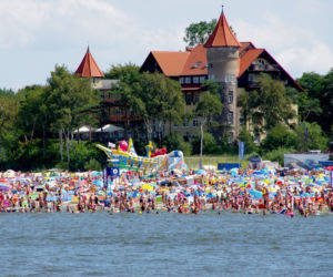 Parawany na plaży