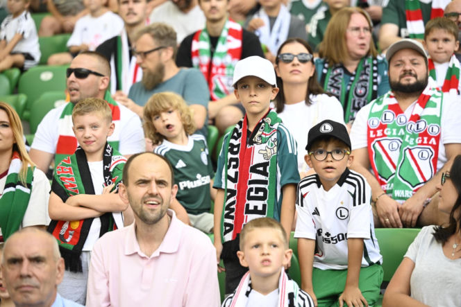 Legia Warszawa - Zagłębie Lubin: Zdjęcia kibiców