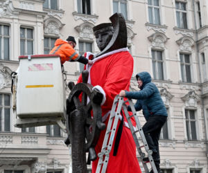 Szczeciński marynarz już w stroju świętego Mikołaja!