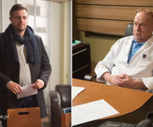 Na dobre i na złe odc. 590. Piotr Gawryło (Marek Bukowski), Stefan Tretter (Piotr Garlicki)