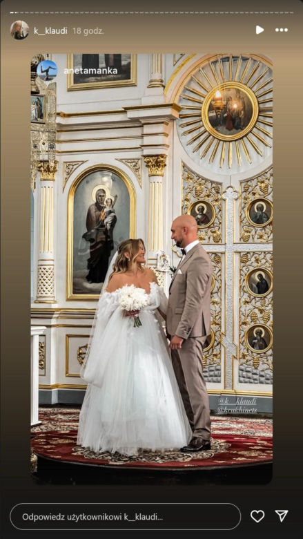 Tak wyglądał ślub Klaudii i Valentyna