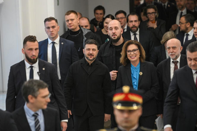 Wołodymyr Zełenski w polskim Sejmie