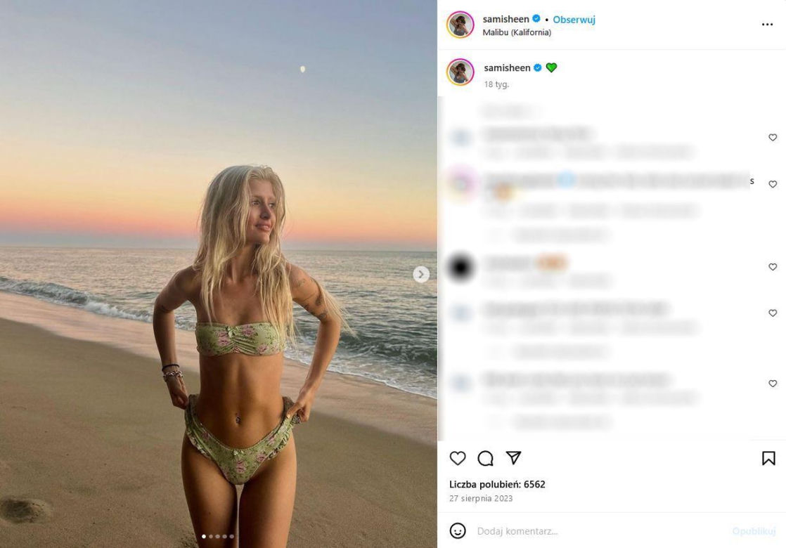 Córka Charliego Sheena goła się wygina! 19-latka pokaże wszystko, jest jeden warunek