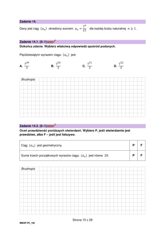 Matura próbna 2023 z matematyki. Arkusze CKE