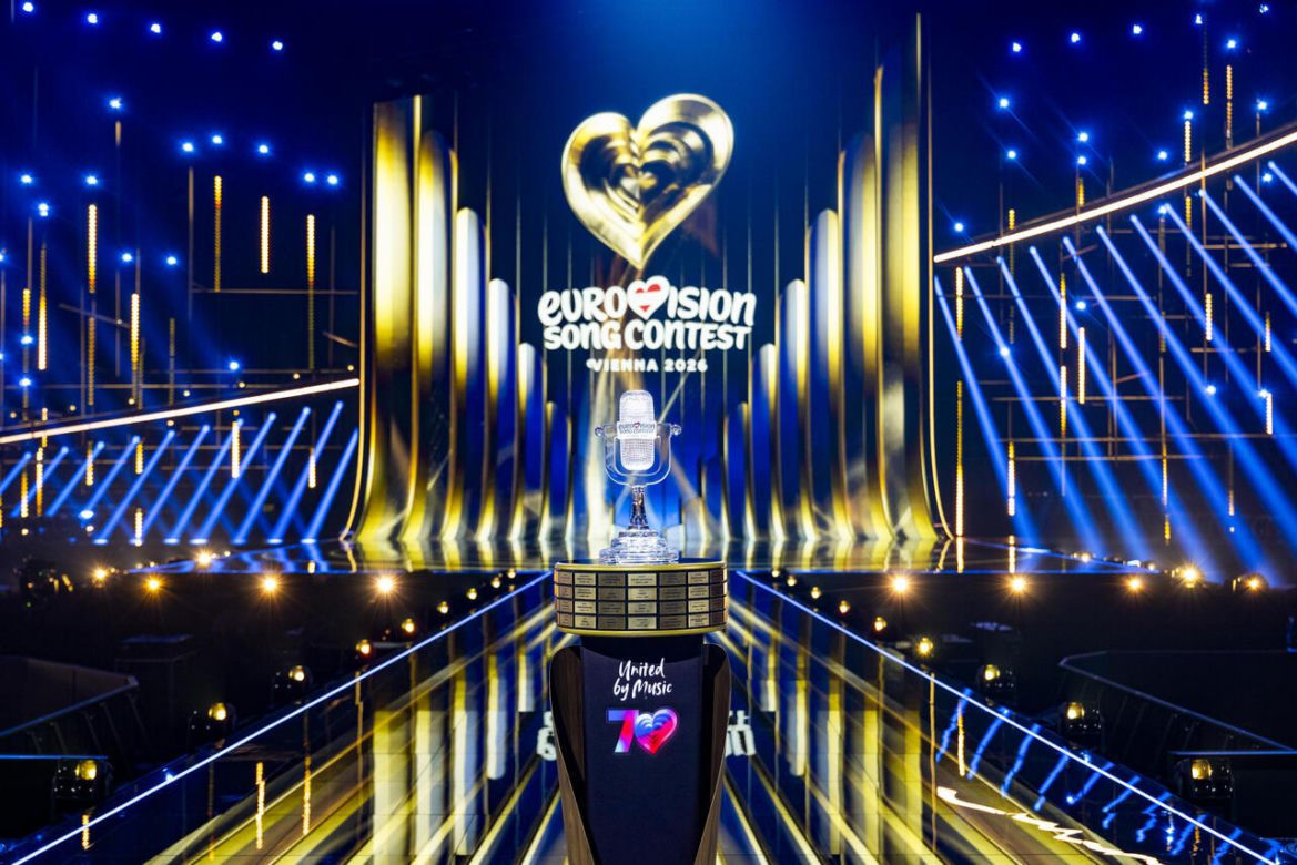 Eurowizja 2026 - trofeum dla zwycięzcy, kryształowy mikrofon