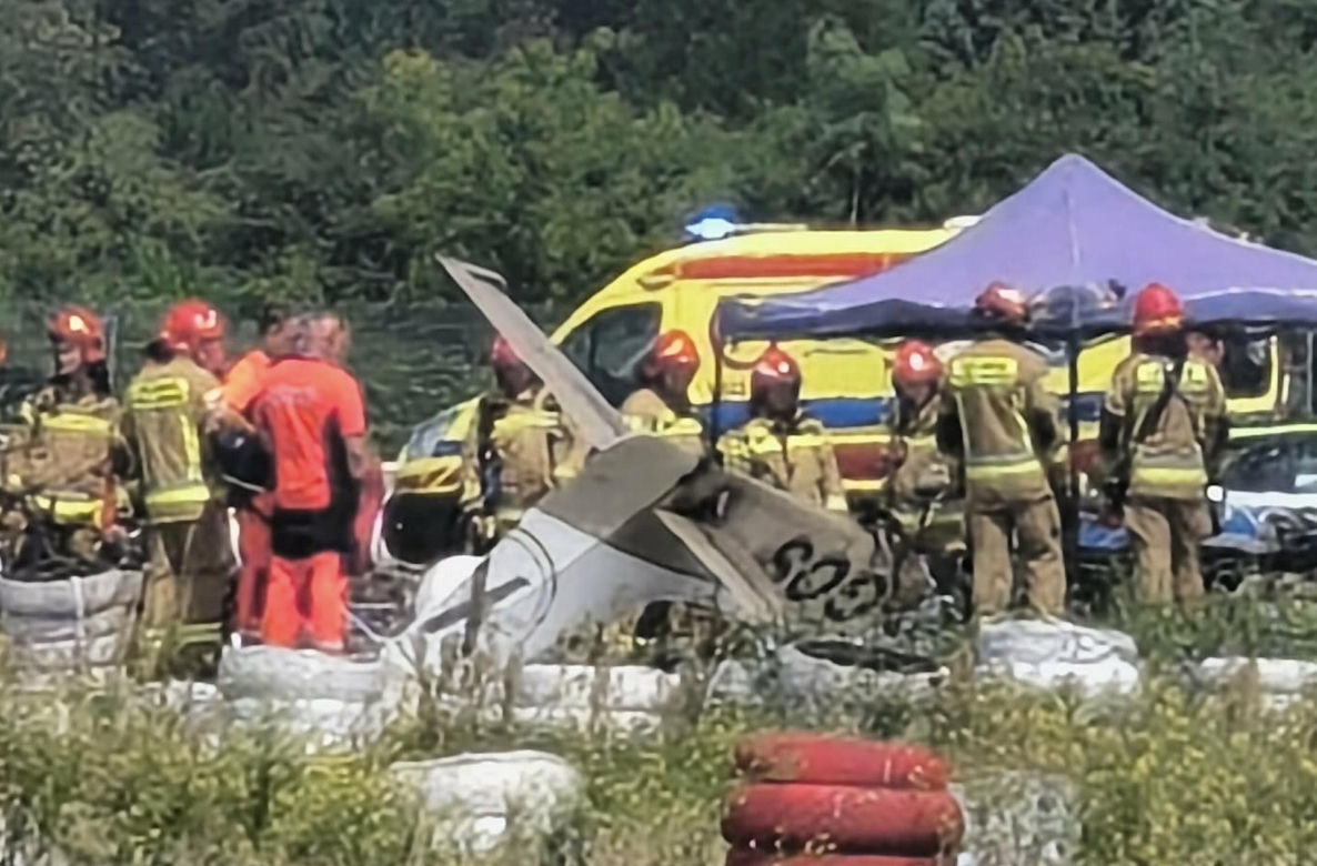 Wypadek samolotu w Warszawie! Nieoficjalnie: Są ofiary