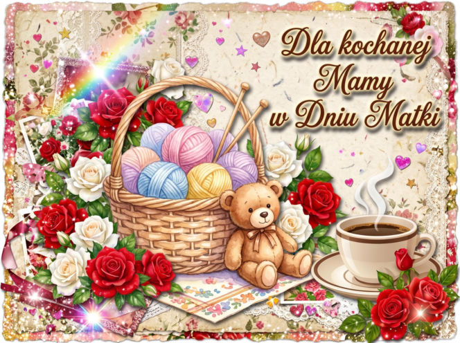 Kartka z życzeniami na Dzień Matki