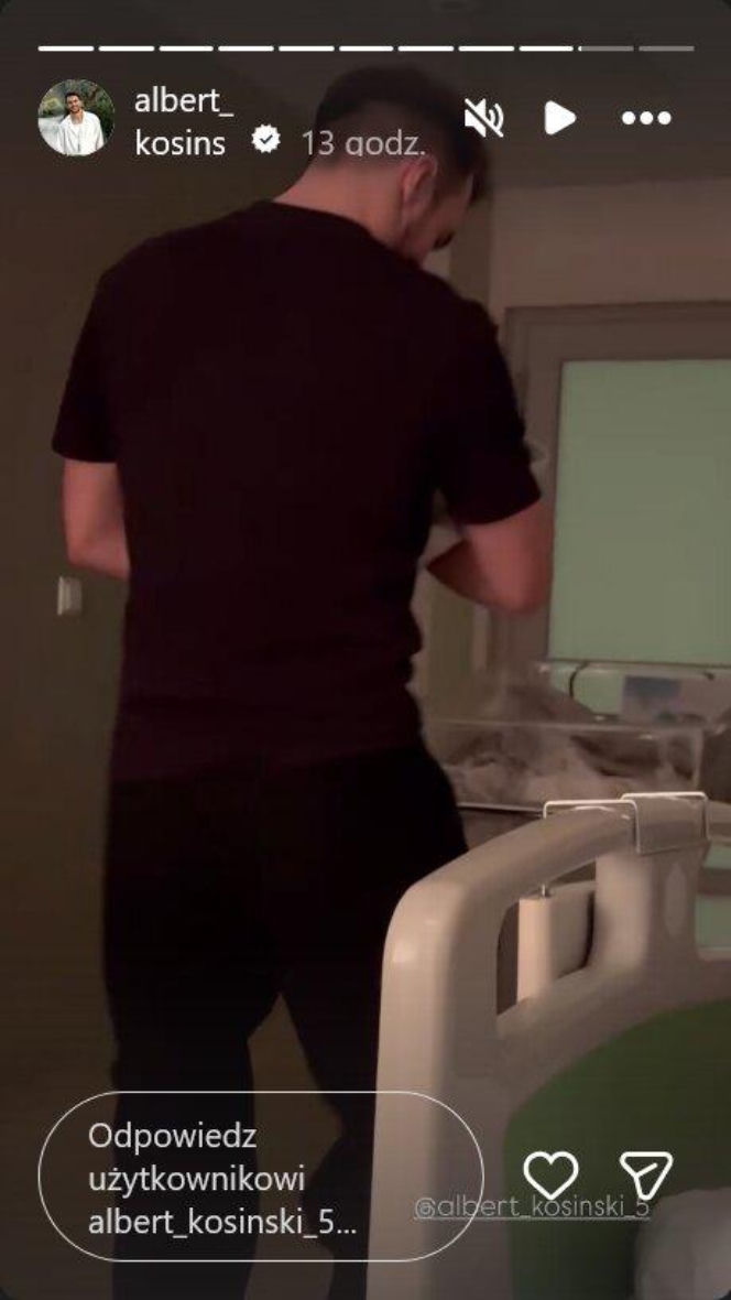 Ledwo przeciął pępowinę, już wirował z maluchem! Co za sceny na porodówce