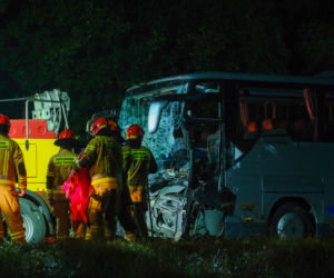 Wypadek busa Kleszczów