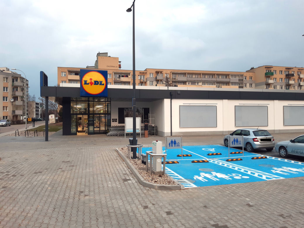 Nowy Lidl w Białymstoku na Wysokim Stoczku - ul. Antoniuk Fabryczny
