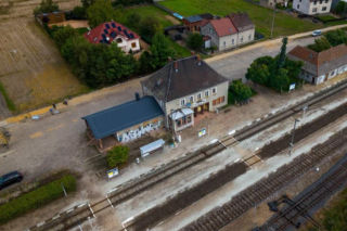Przebudowa dworca i ulicy Dworcowej w Kąkolewie