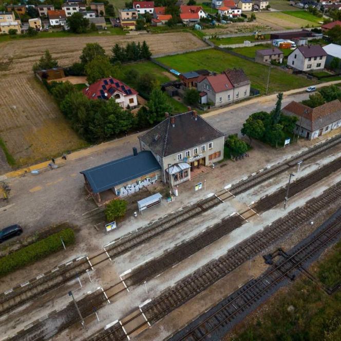 Przebudowa dworca i ulicy Dworcowej w Kąkolewie