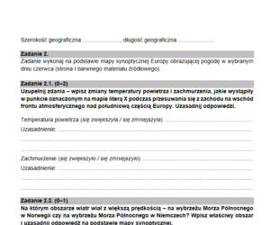Matura geografia rozszerzona 2021 - arkusz CKE
