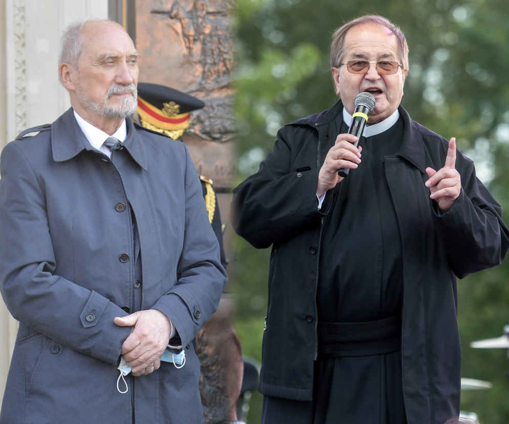 Antoni Macierewicz i ojciec Tadeusz Rydzyk