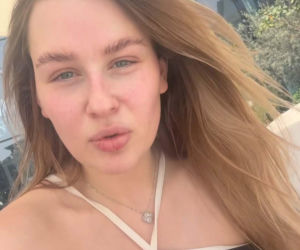 Andziaks nadaje znad basenu w Dubaju. Z córką usłyszały wubuchy