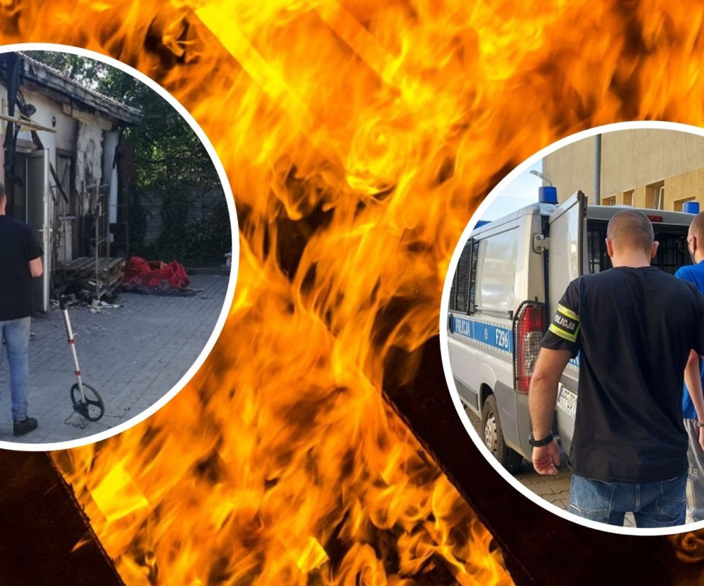 Kutno. Podpalenie marketu przy Łęczyckiej
