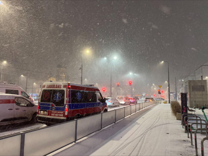 Atak zimy w Warszawie