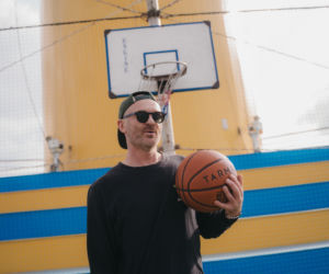 Zagraliśmy w kosza na dachu statku!