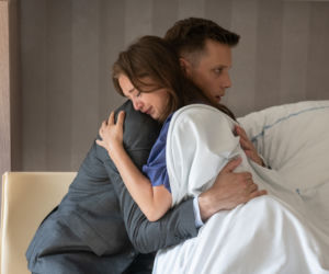 Na Wspólnej odc. 2962. Darek Żbik (Michał Mikołajczak), Aneta (Dorota Krempa)