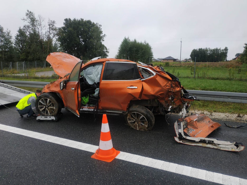 Szukają psa, który zaginął podczas wypadku na A4