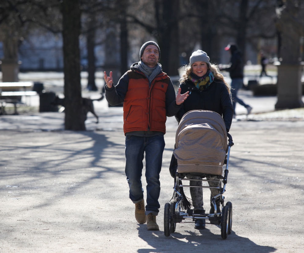 Przyjaciółki 5 sezon odc. 59. Patrycja (Joanna Liszowska), Michał (Marcin Rogacewicz)
