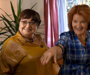 Barwy szczęścia odcinek 2011, Irena (Krystyna Tkacz), Wiesława (Maria Winiarska)