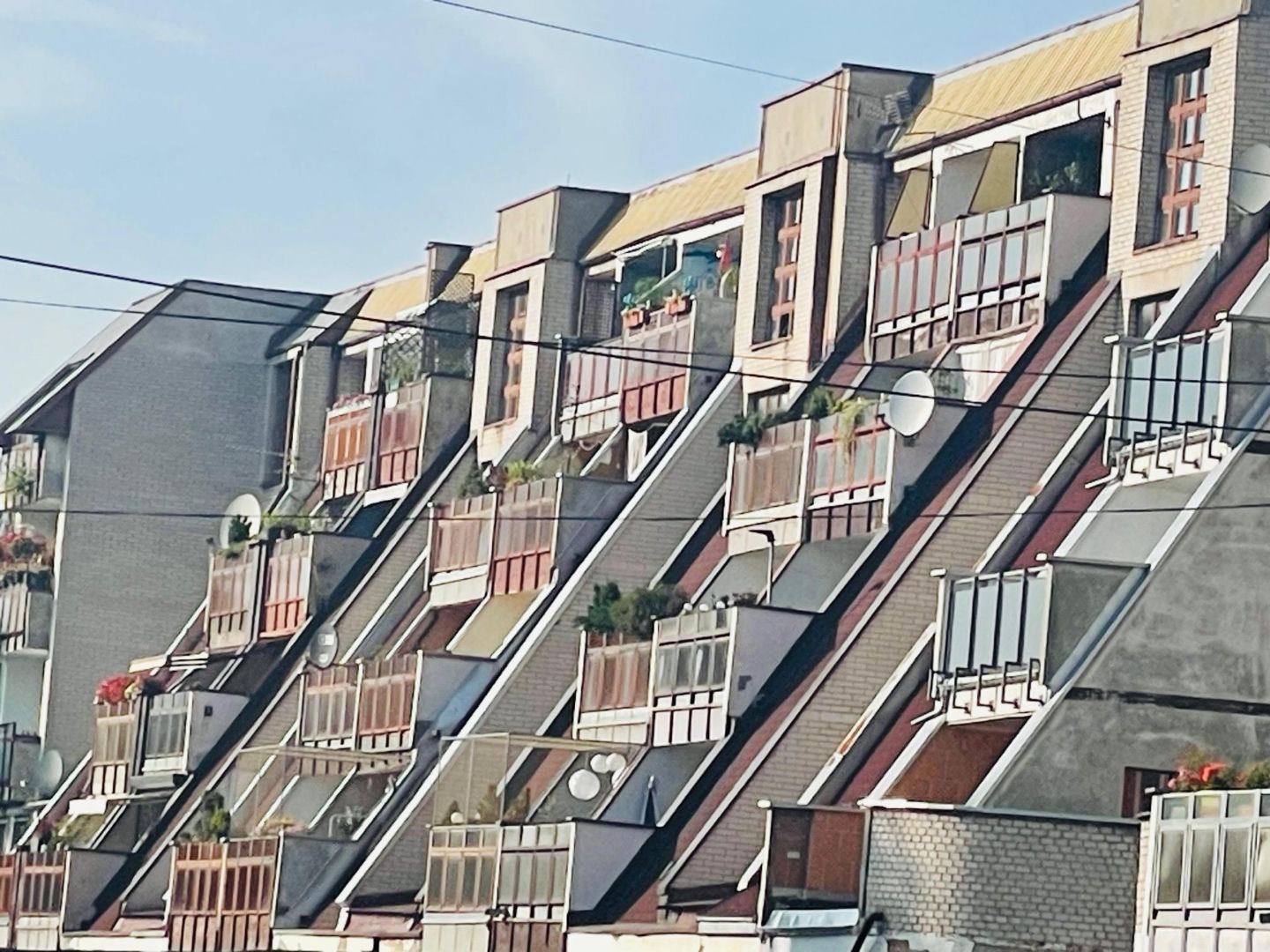 Bloki "tarasowce", osiedle Zamkowe, Będzin