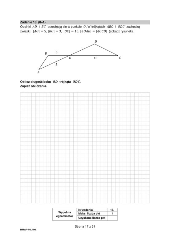 Matura 2023. Arkusz pokazowy matematyka