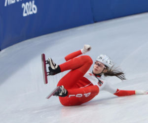 Wypadek Kamili Sellier w short tracku