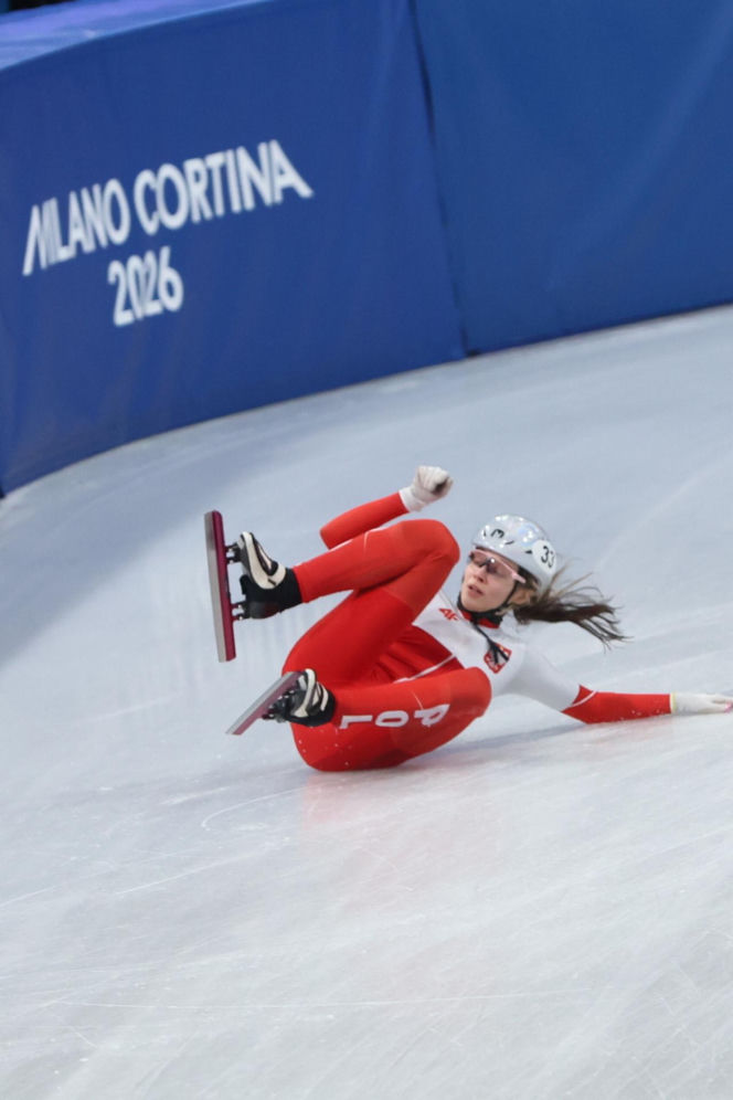 Wypadek Kamili Sellier w short tracku