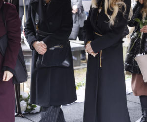 Barbara Wrzesińska na pogrzebie Agnieszki Maciąg