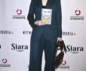 Markowska przytulała męża, Ostałowska zaskoczyła sylwetką, Ścibakówna błyszczała na premierze biografii Rewińskiego