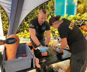 Policjant uratował życie pasażera