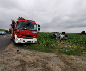 31-latek zginął w czołowym zderzeniu z ciężarówką