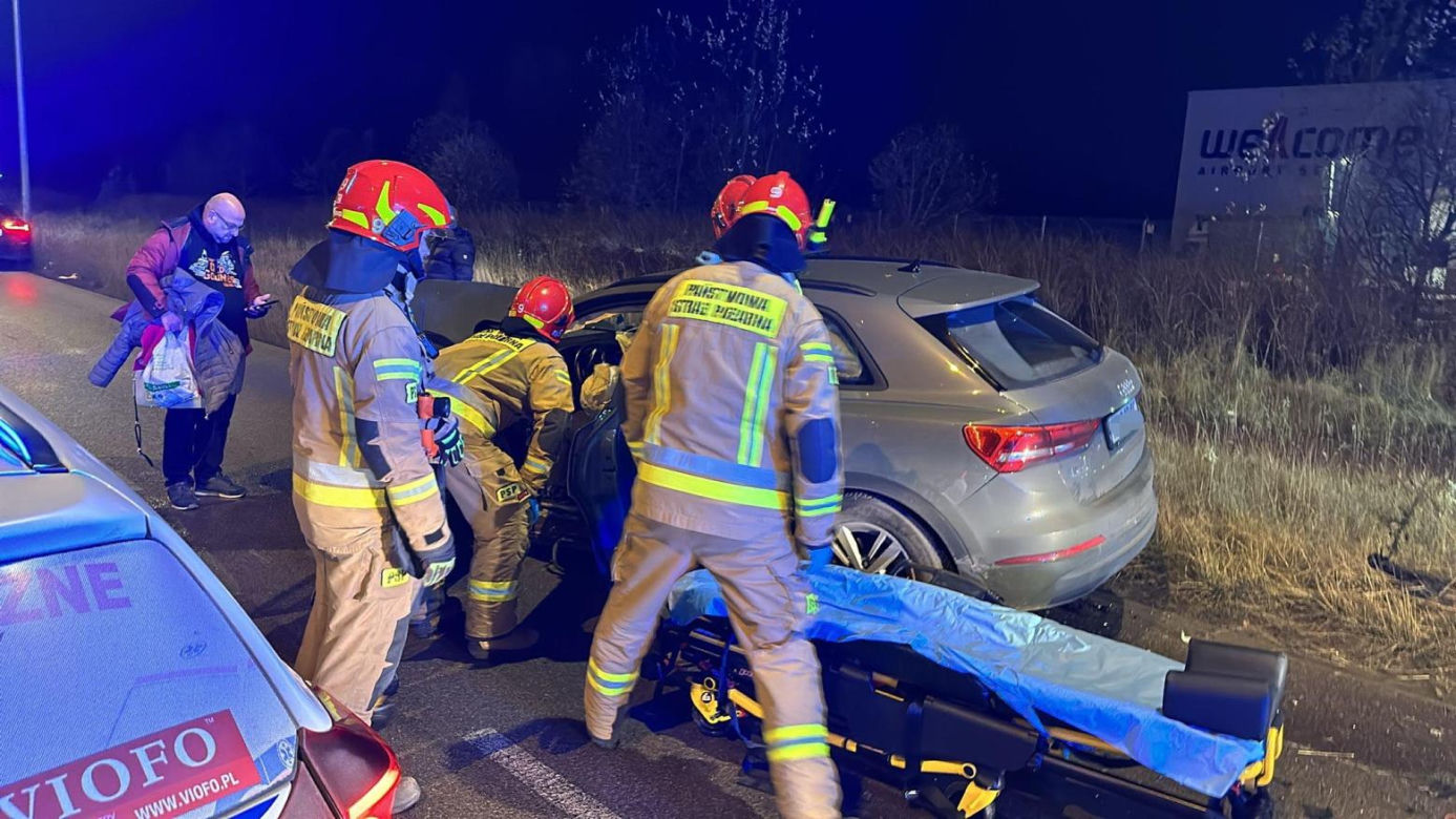 Karambol w Warszawie! 5 aut rozbitych, są ranni